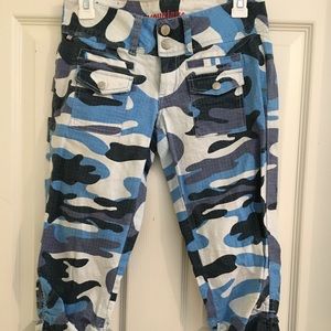 Blue camo pants! (Very 90s/early2000s)